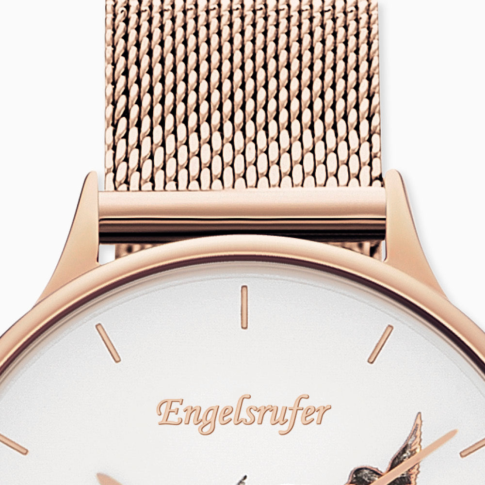 Engelsrufer Blume Orologio Fiore Oro Rosa Mesh