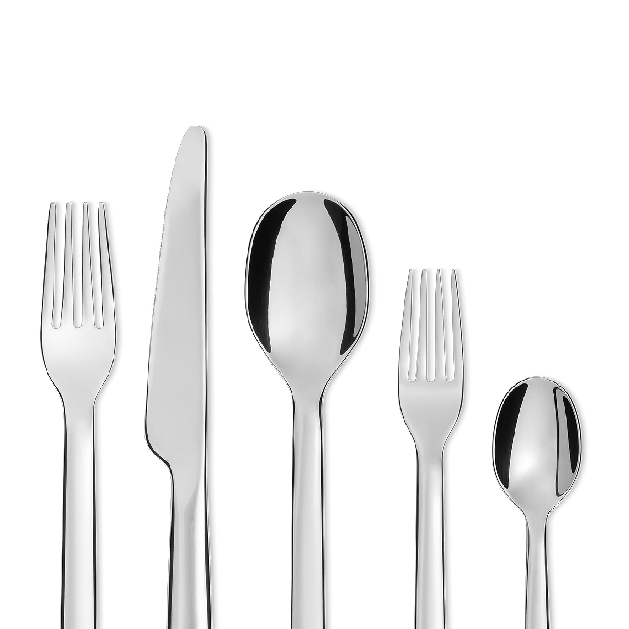 Alessi set posate 5 pezzi acciaio inox tavola