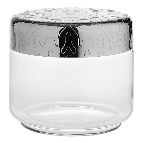 Alessi MW21/50 Barattolo Vetro Ermetico 50 cl Argento