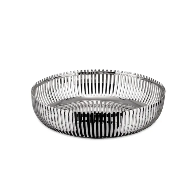 Alessi PCH02/20 Cestino Acciaio Portaoggetti 20 cm Lucido