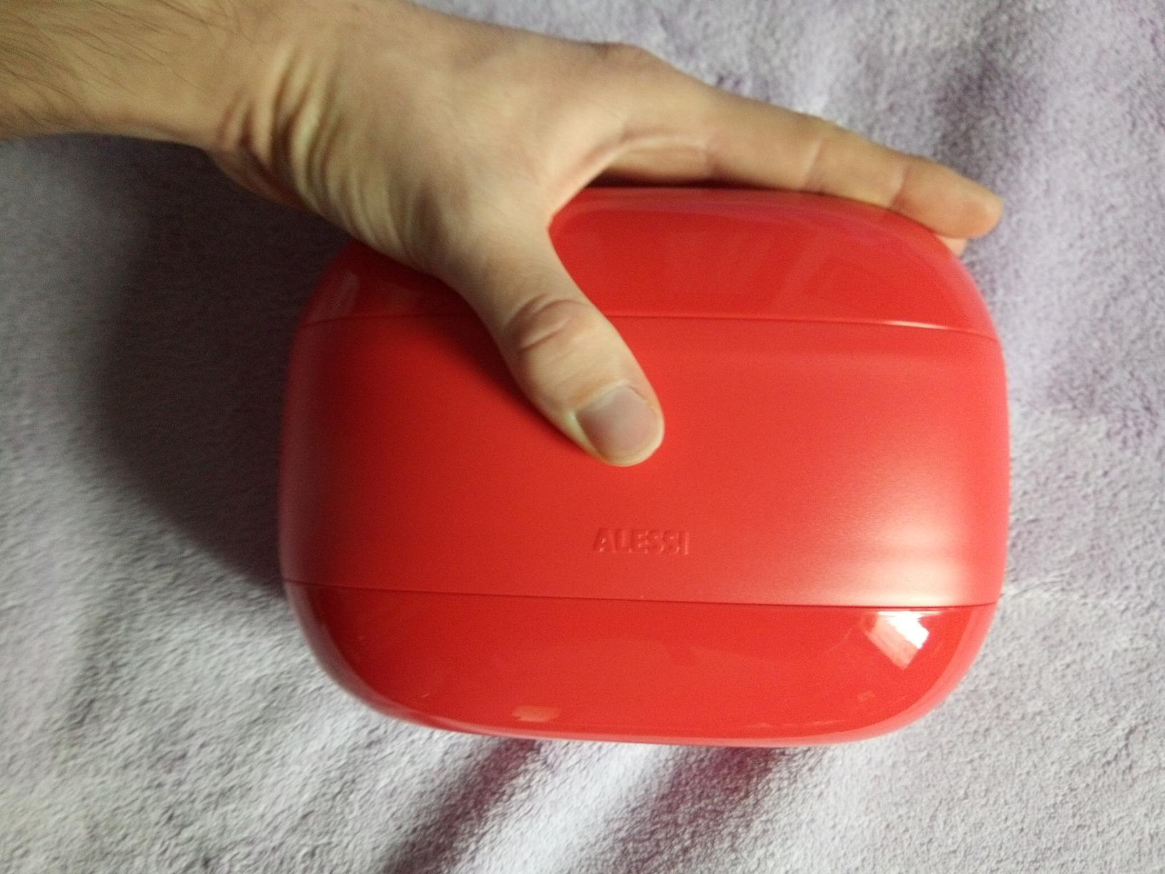 Alessi Food à Porter SA02 R Lunch Box 3 Scomparti Rosso