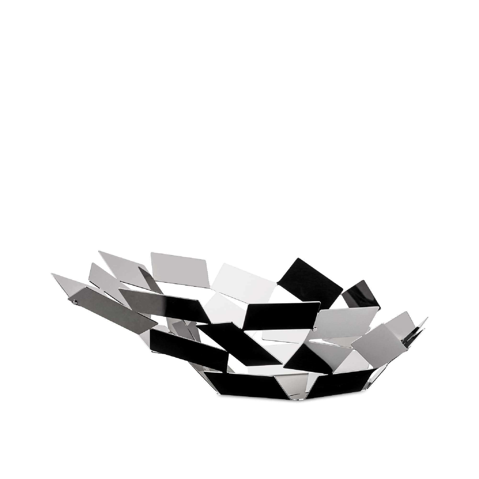 Alessi Scirocco MT03 B Centrotavola Nero Acciaio 41,6 cm