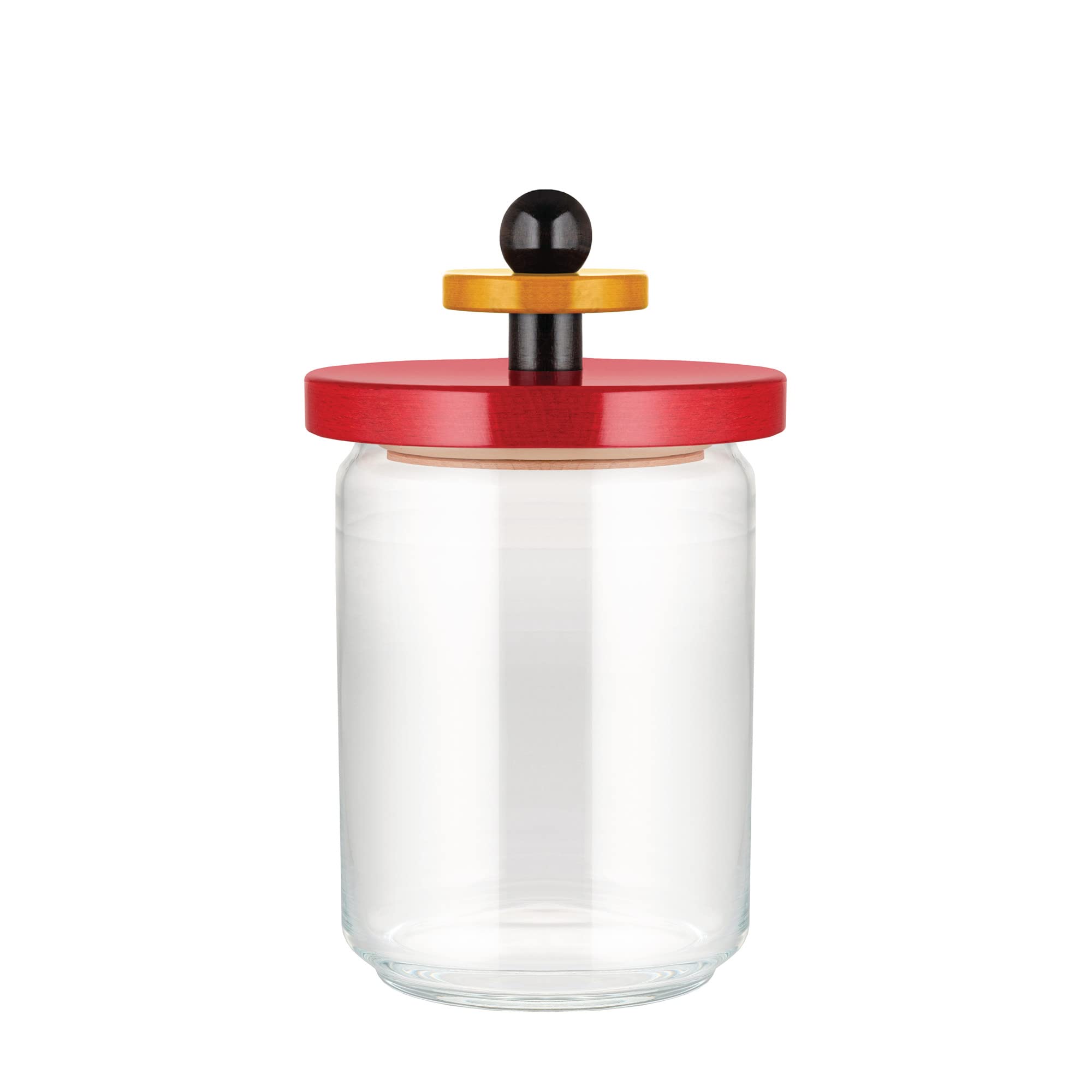 Alessi ES16/100 Mr Sottsass barattolo vetro 12x20,5 cm
