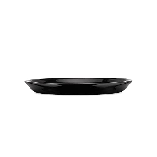 Alessi Tonale DC03/77 B piattini ceramica neri 4 pezzi