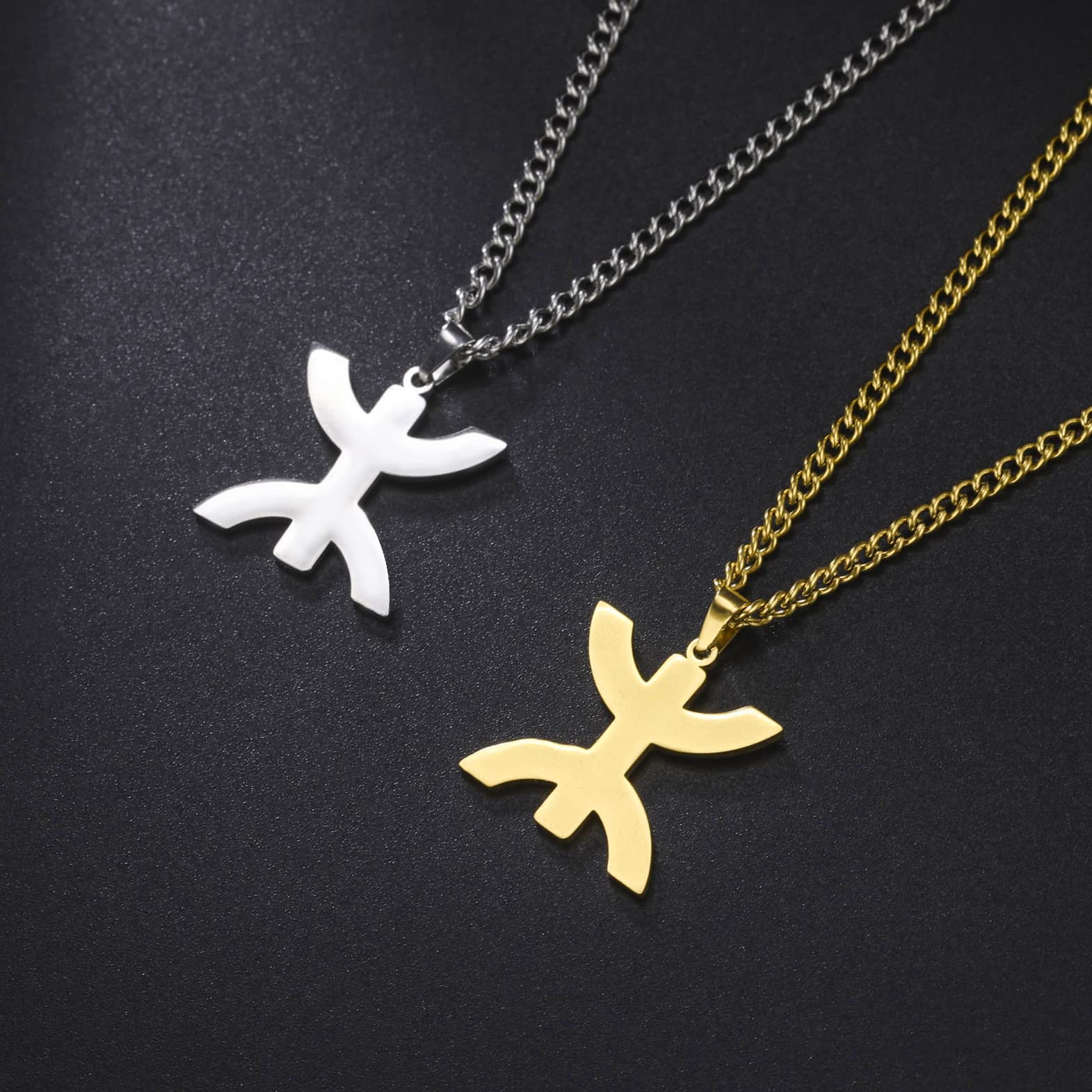 Eueavan Necklaces Collana Berbero Yaz Argento Ciondolo Etnico