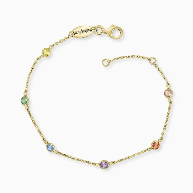 Engelsrufer Moonlight bracciale argento zirconia multicolor