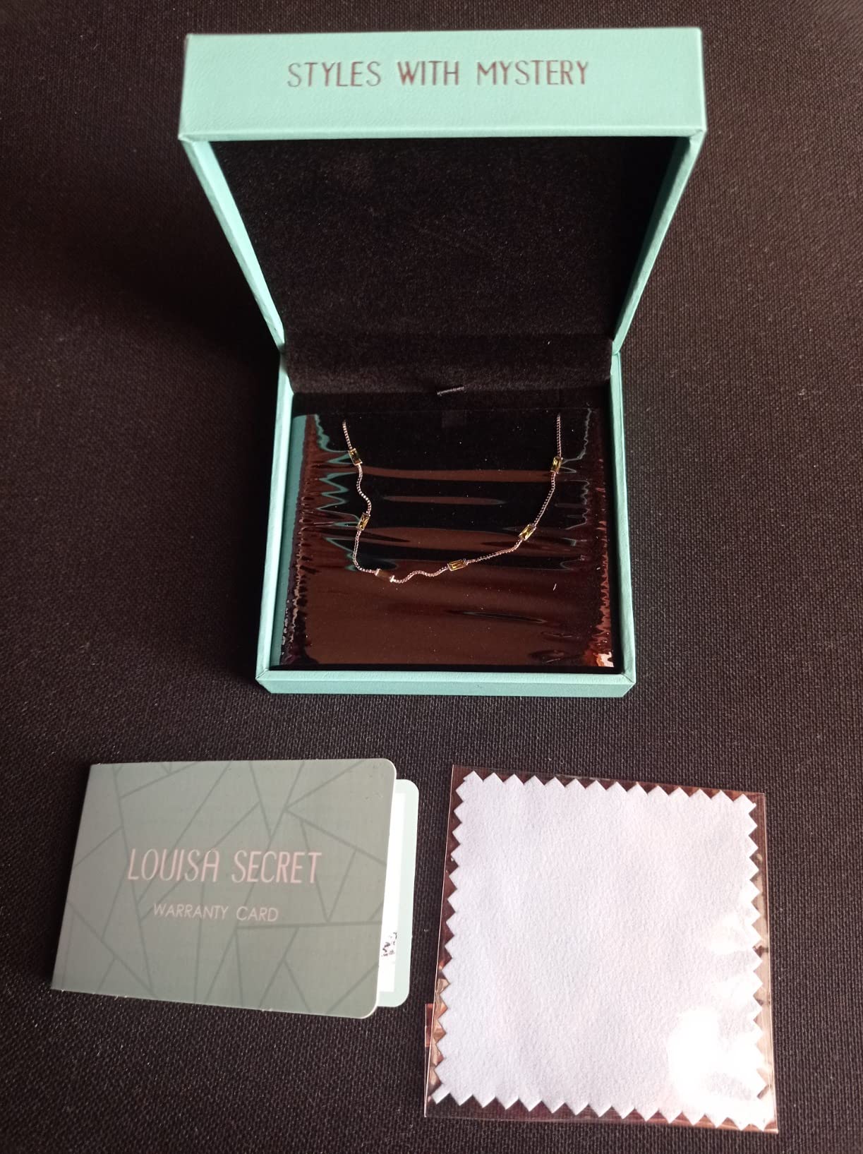 LOUISA SECRET Bracelets Bracciale argento 925 zirconi agosto