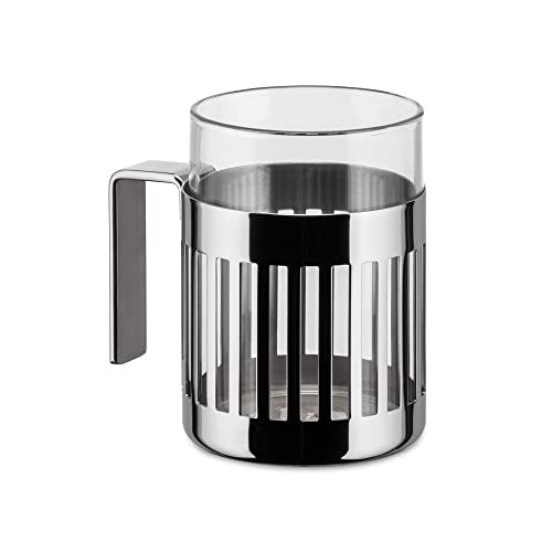 Alessi ARMUG Mug Acciaio Vetro 35 cl Aldo Rossi