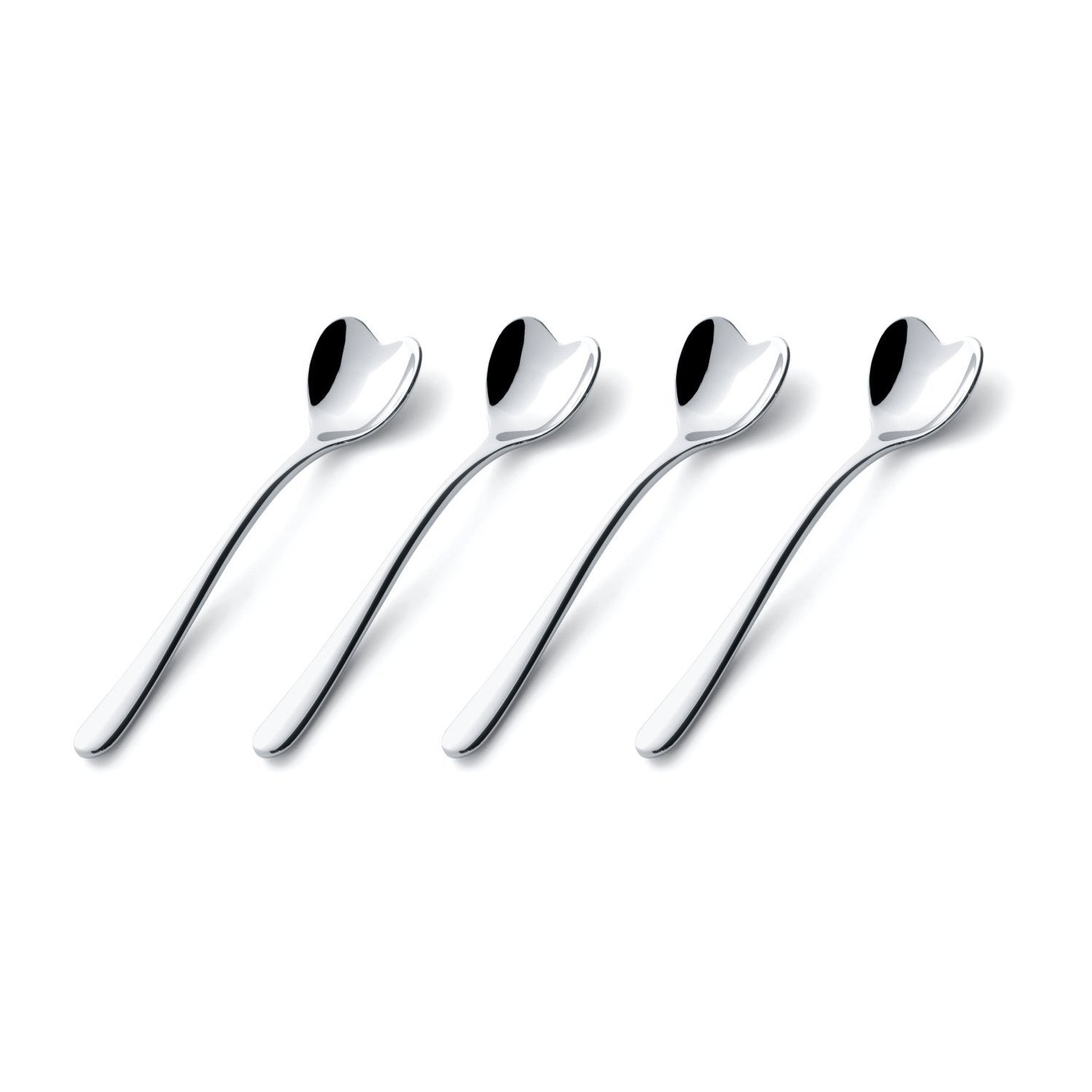 Alessi Big Love AMMI01 Set 4 Cucchiaini Gelato Cuore