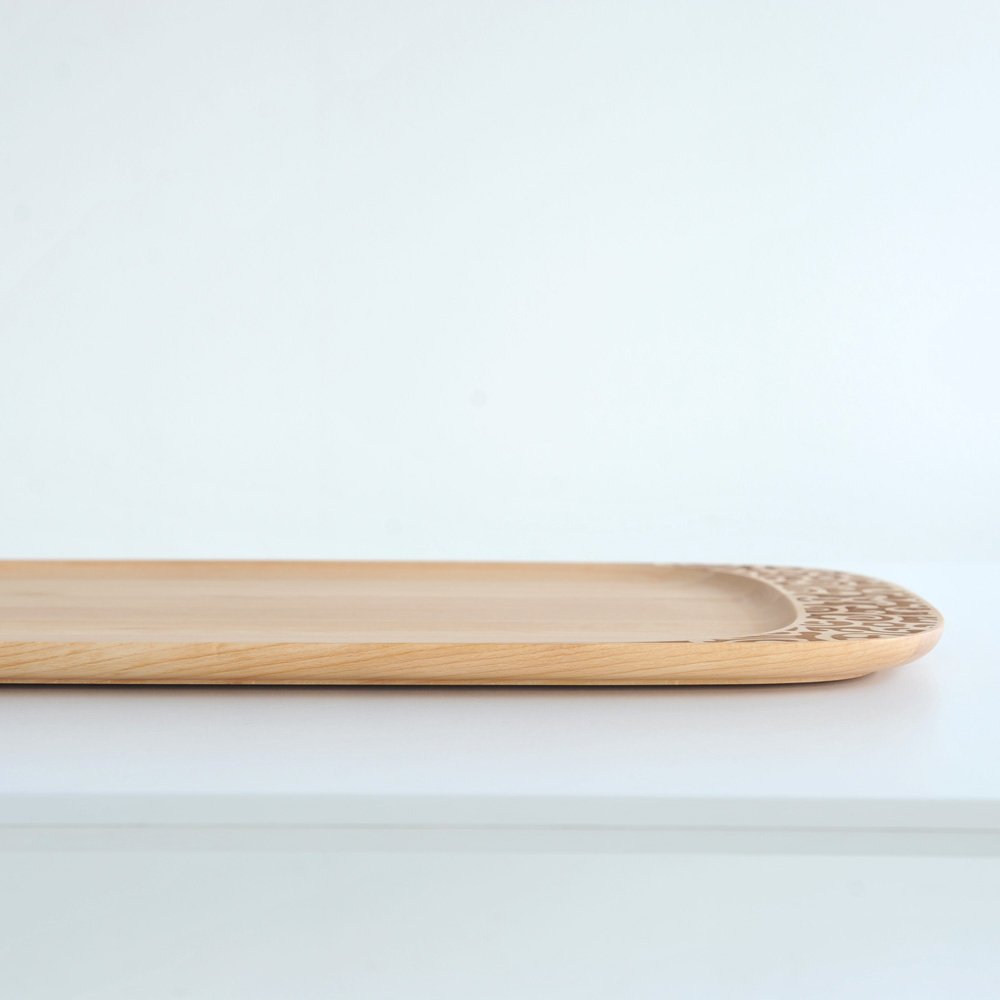 Alessi Dressed in Wood MW27/65 Vassoio Faggio