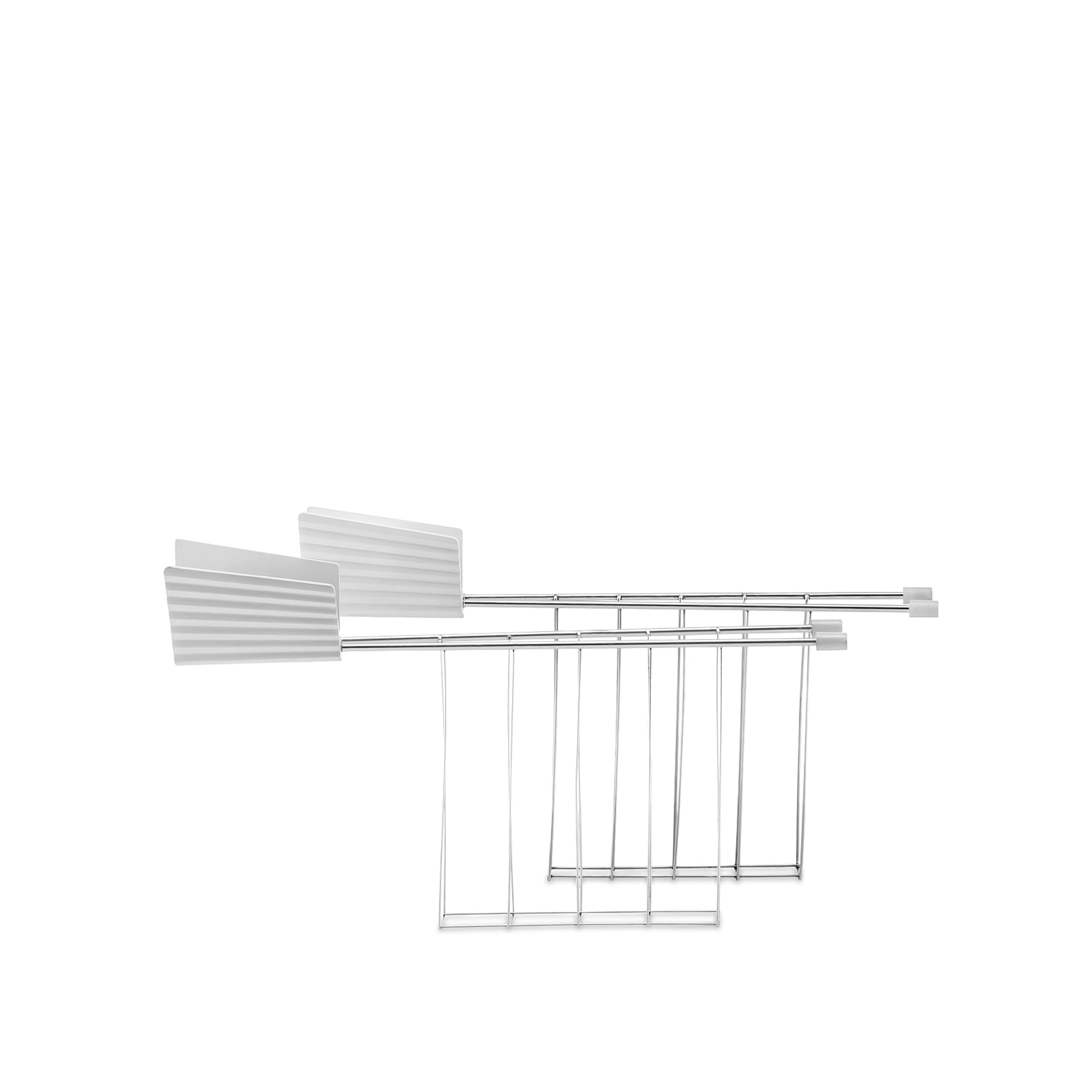 Alessi Plissé MDL08RA G Pinze Tostapane Grigio 2 Pezzi