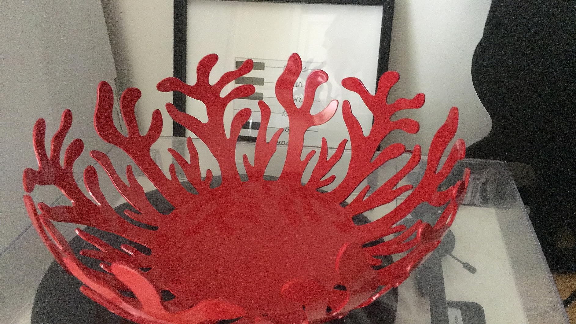 Alessi Mediterraneo ESI01/29 fruttiera rossa 29 cm