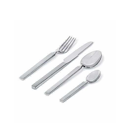 Alessi Tavola Dry 4180S24 Servizio Posate 24 Pezzi Acciaio