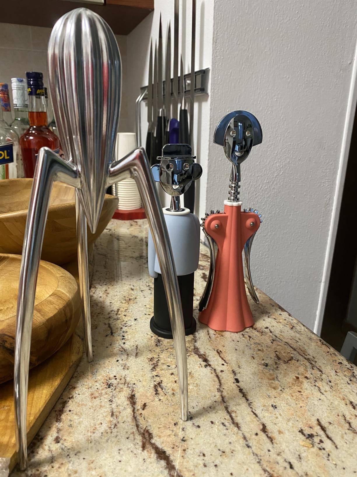 Alessi Juicy Salif Spremiagrumi Alluminio 29 cm Starck Argento