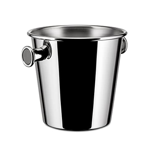 Alessi 5051 Secchiello Ghiaccio Acciaio con Manici 1,5 L