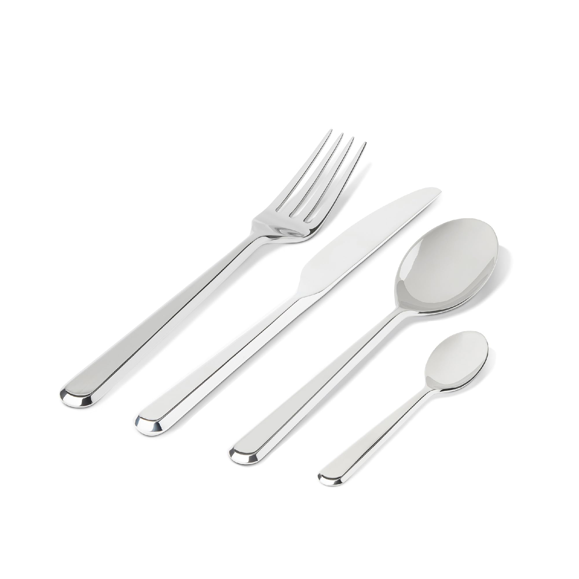 Alessi Amici BG02S24 Servizio Posate 24 Pezzi Acciaio Lucido