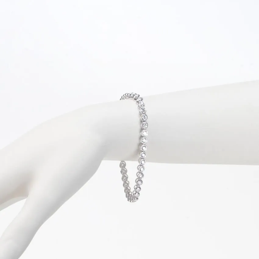 Chic Ad Hoc Bracciale Tennis Montatura Cipollina