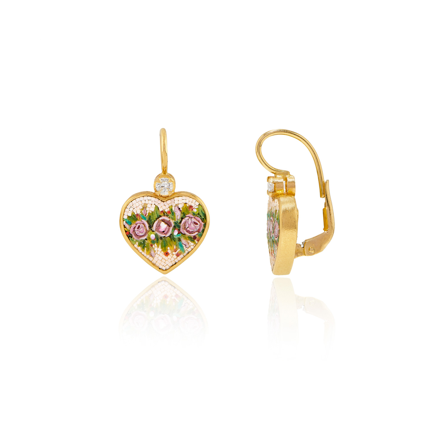 Le Sibille Light Orecchini oro 18 ct diamanti 0,15 ct