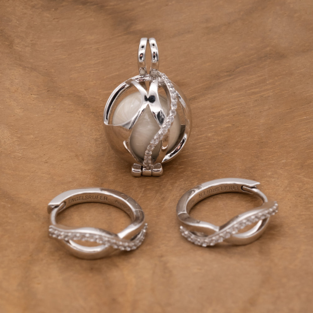 Engelsrufer Paradise creole argento 925 orecchini zirconia