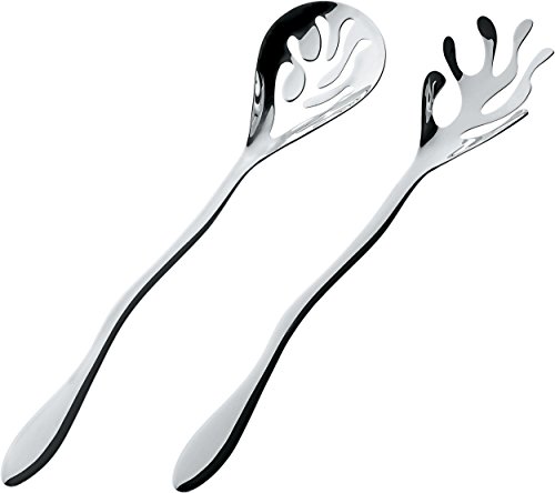 Alessi Mediterraneo ESI16SET Posate Insalata Acciaio 27,5 cm