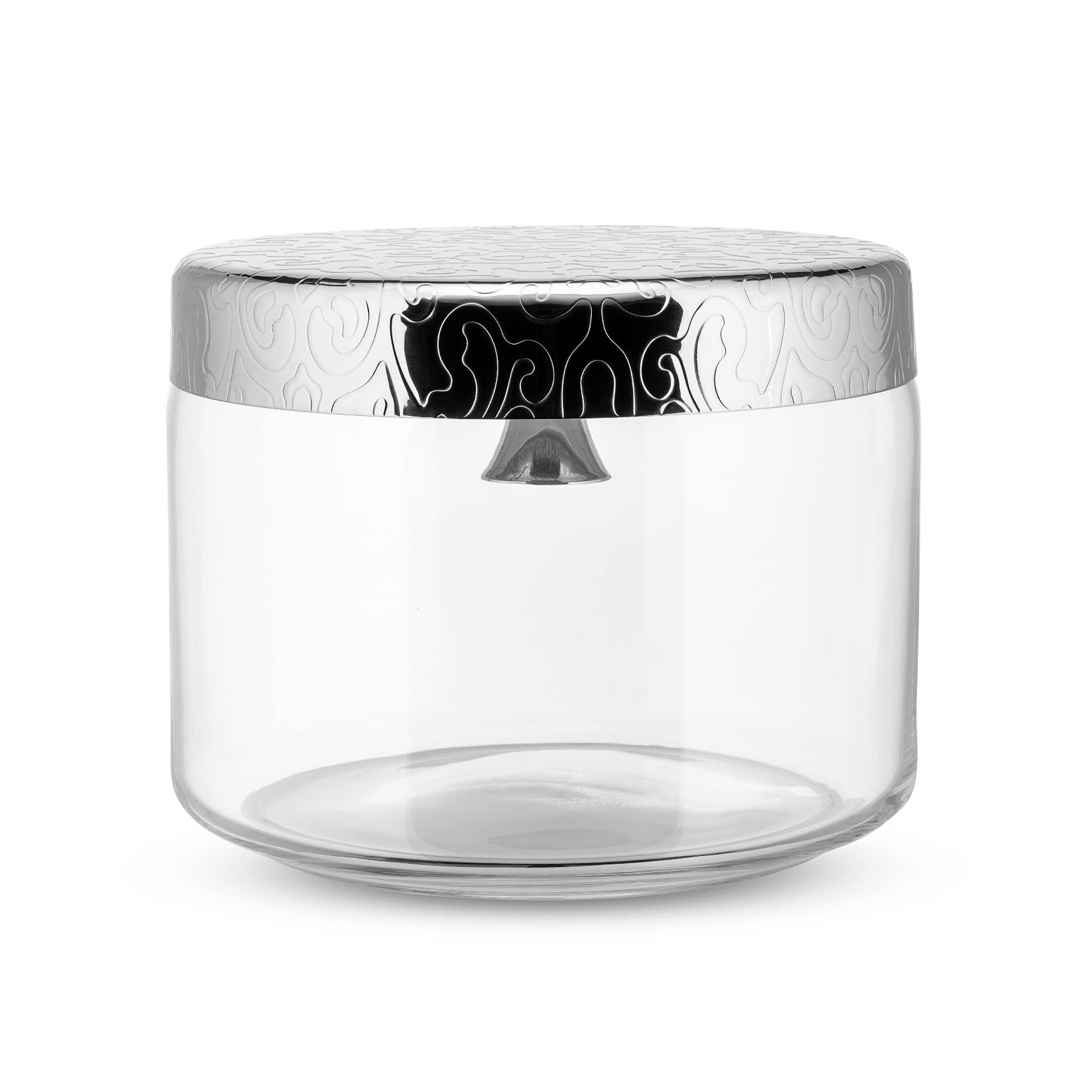 Alessi Dressed MW29 Biscottiera Vetro 3 L Acciaio Campanella