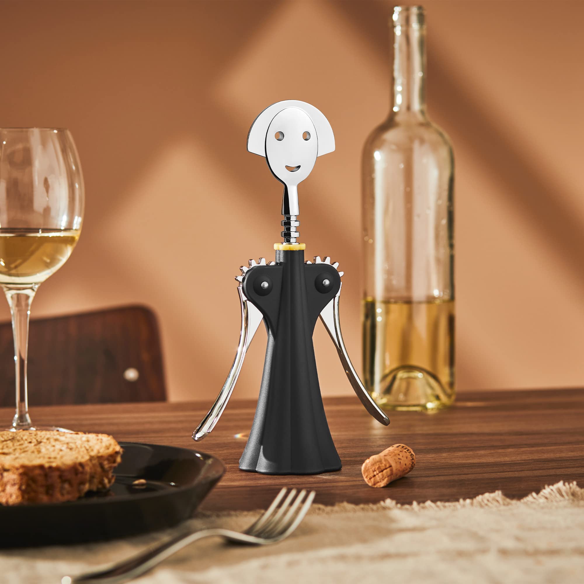 Alessi Anna G. AAM01B cavatappi nero resina