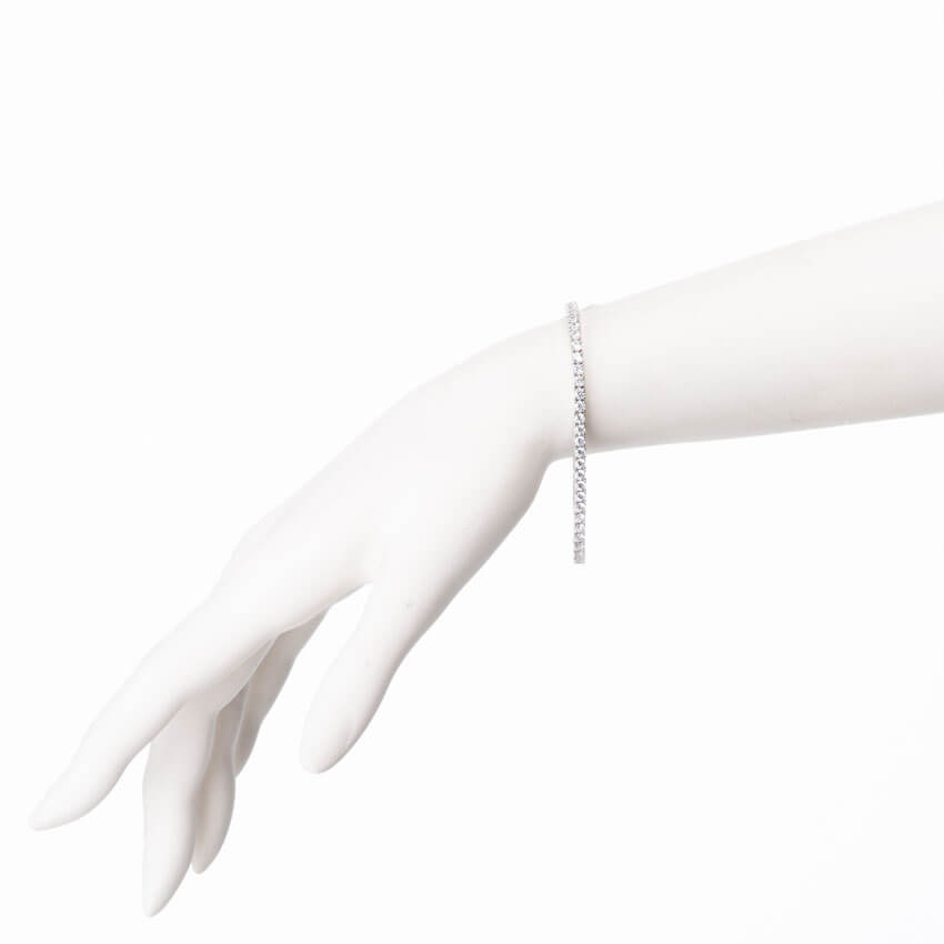 Chic Ad Hoc Bracciali Braccialetto Tennis Classico 4 Griffe Taglia M