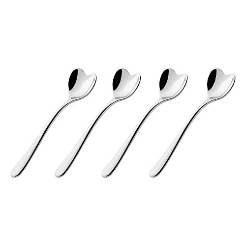 Alessi Il Caffè AMMI08 Set 4 Cucchiaini Caffè Acciaio 10 cm