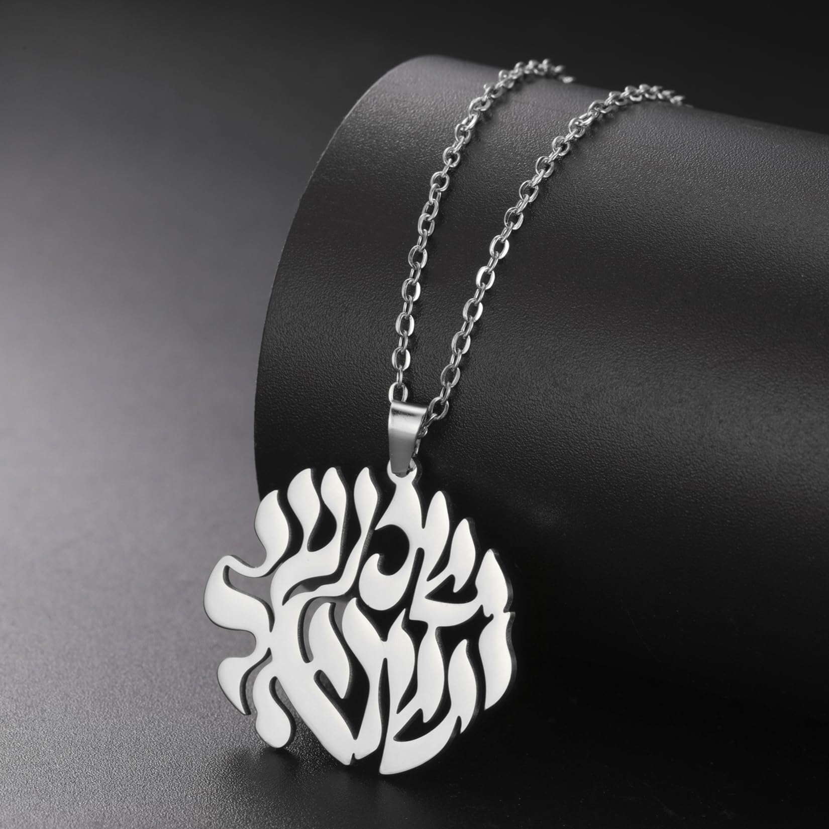 Eueavan Necklaces Collana Shema Israel Argento Preghiera Ebraica