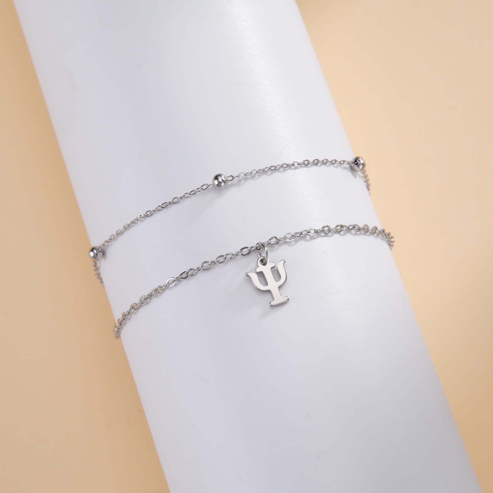 EUEAVAN bracciale Psi argento psicologia psicologo