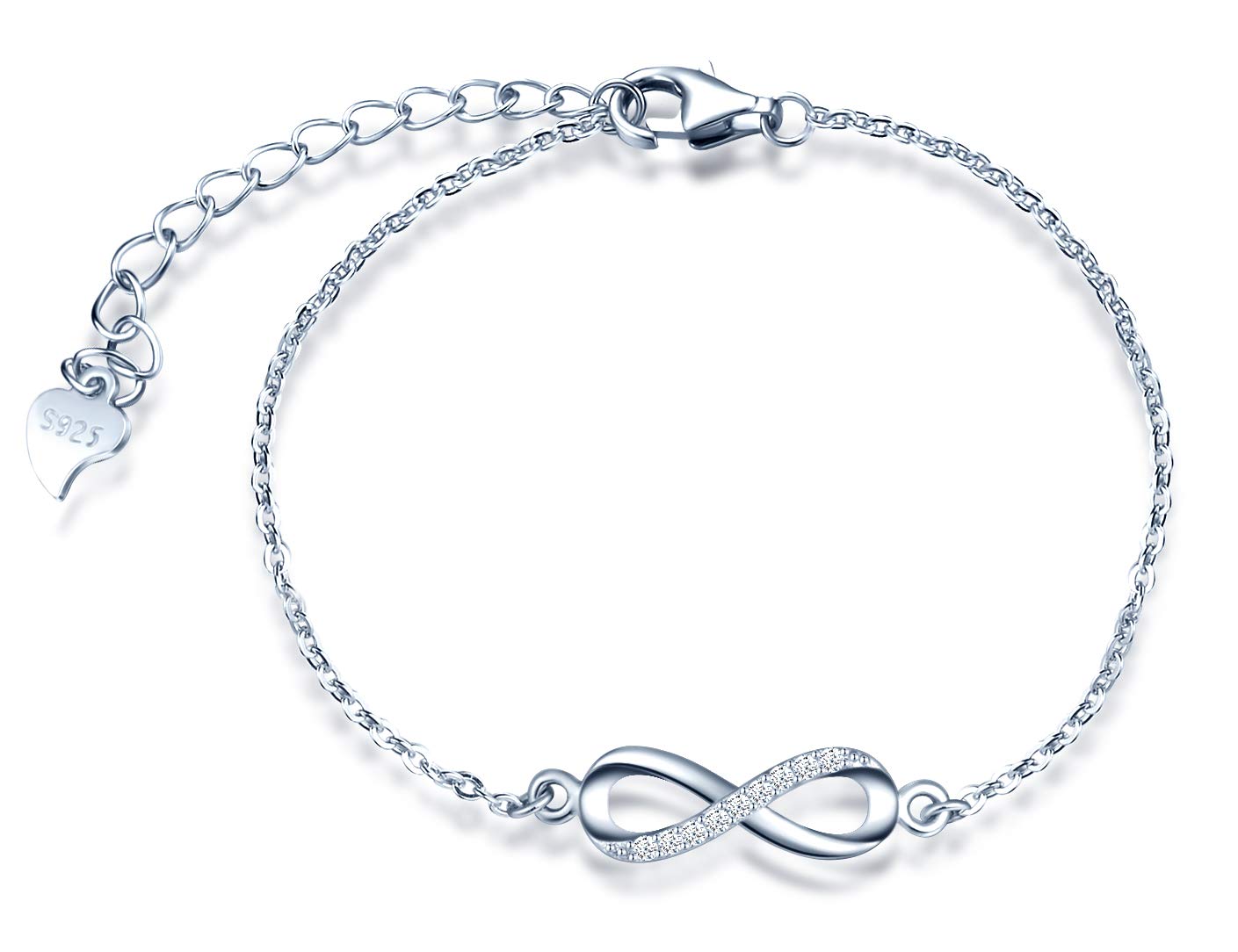 INFINIONLY Fashion Bracelets Bracciale Infinito Oro Rosa