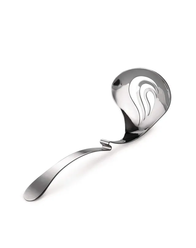 Alessi Nunziatella ESI24 mestolo forato mozzarella acciaio