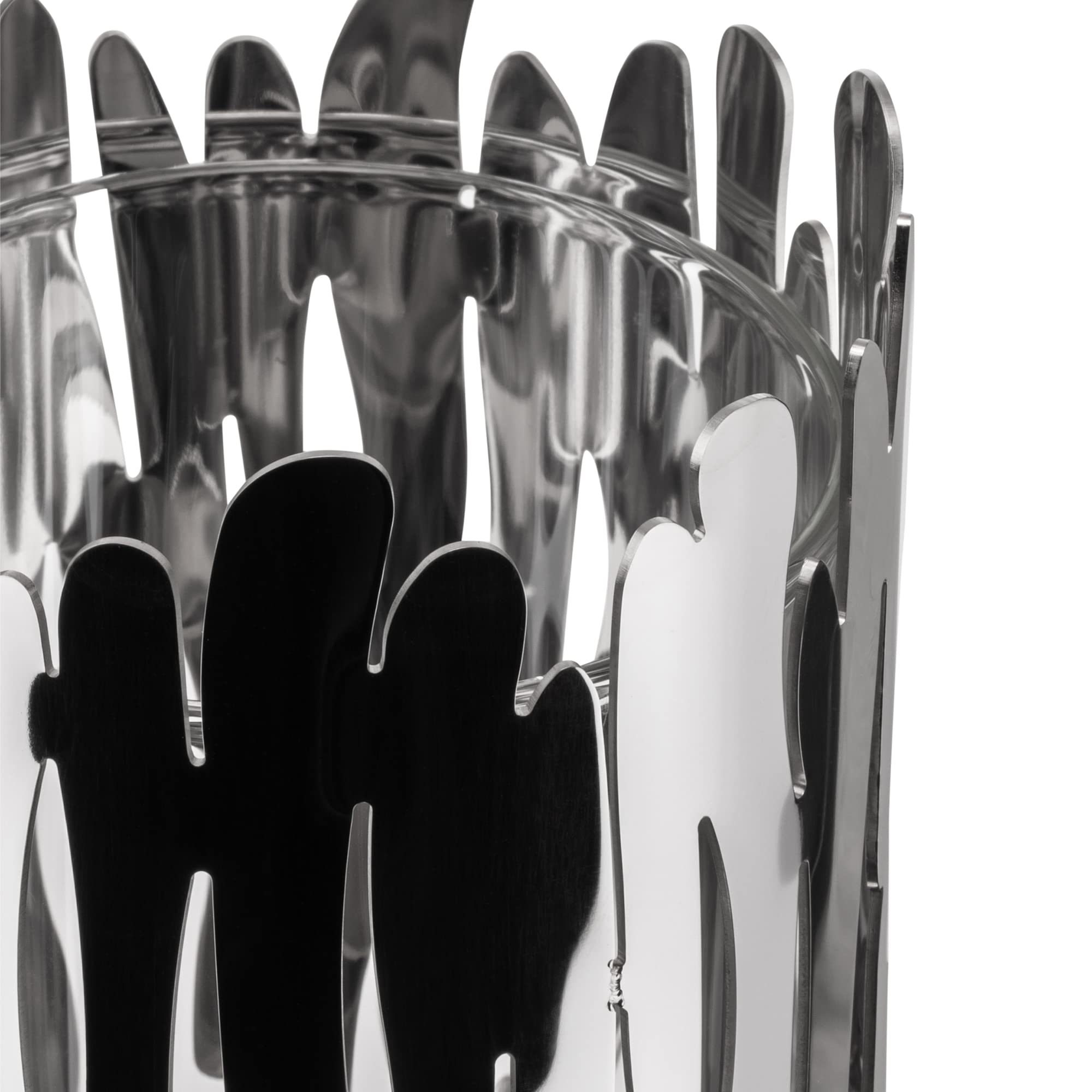 Alessi Barkvase BM05 vaso fiori acciaio lucido