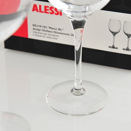 Alessi Mami XL SG119/1S2 bicchiere vino bianco cristallo 2 pz
