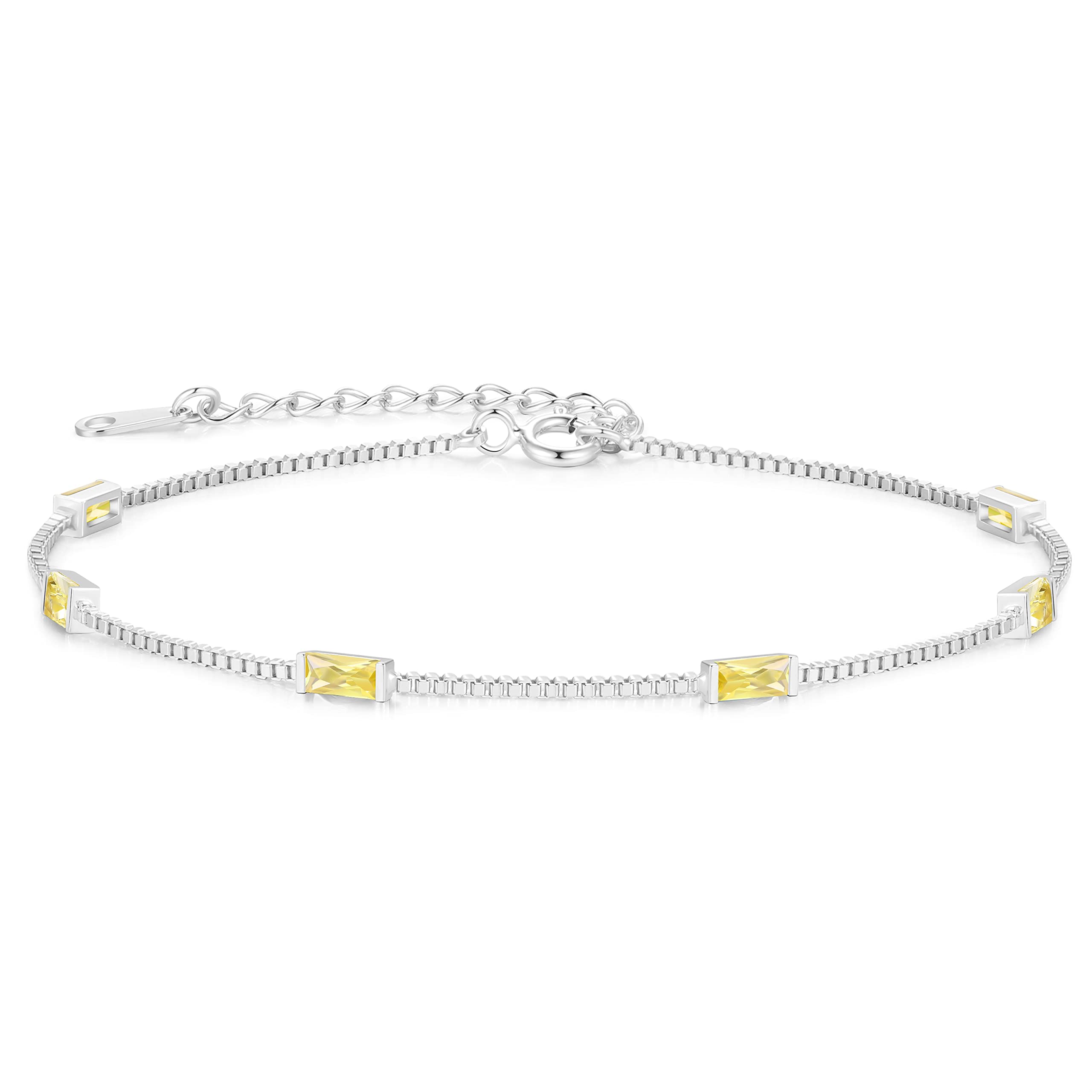 LOUISA SECRET Bracelets Bracciale argento 925 zirconi agosto