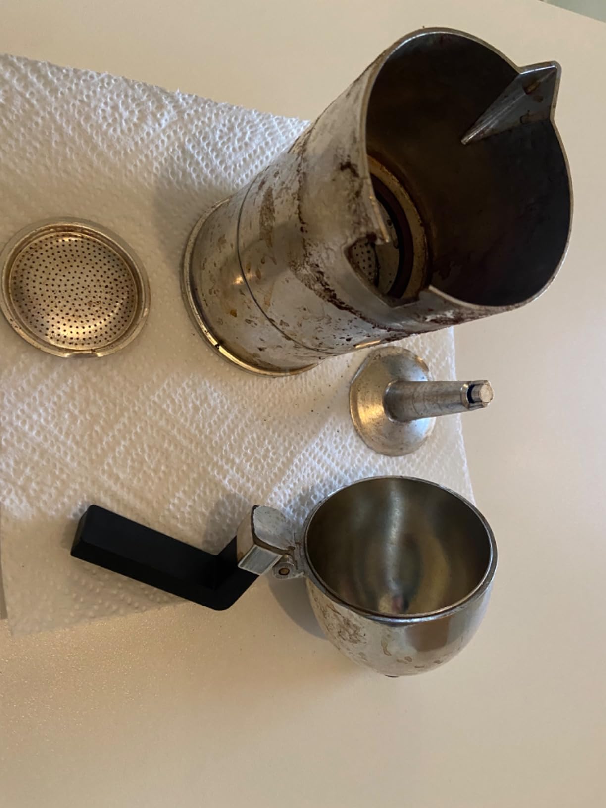 Alessi La Cupola A9095/3 moka 3 tazze alluminio