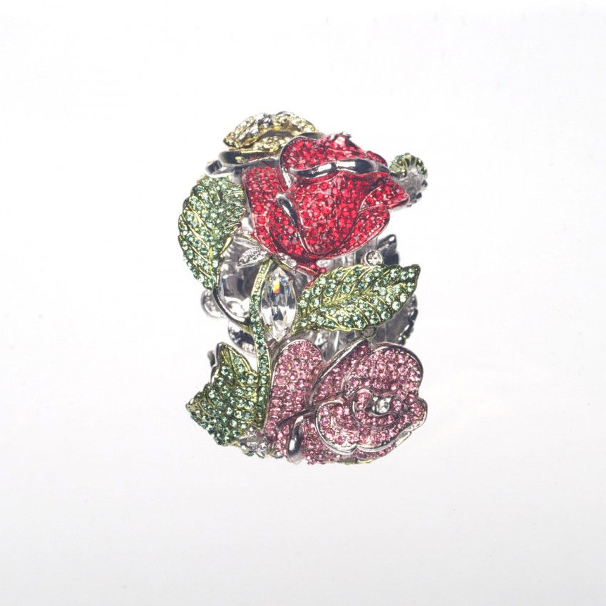 Chic Ad Hoc Bracciali bracciale rigido rose multicolor