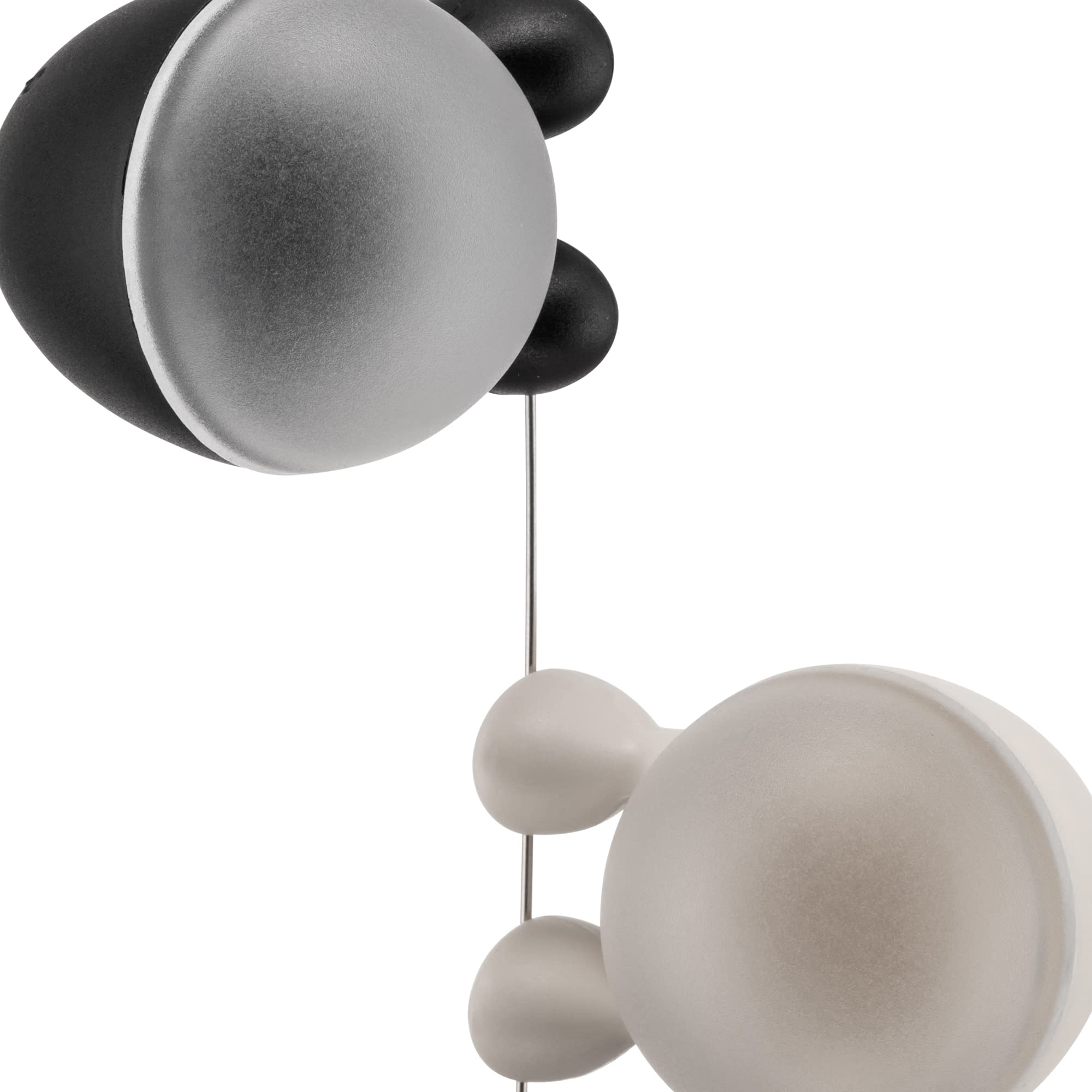 Alessi Lilliput ASG02 saliera sale pepe nero/bianco resina