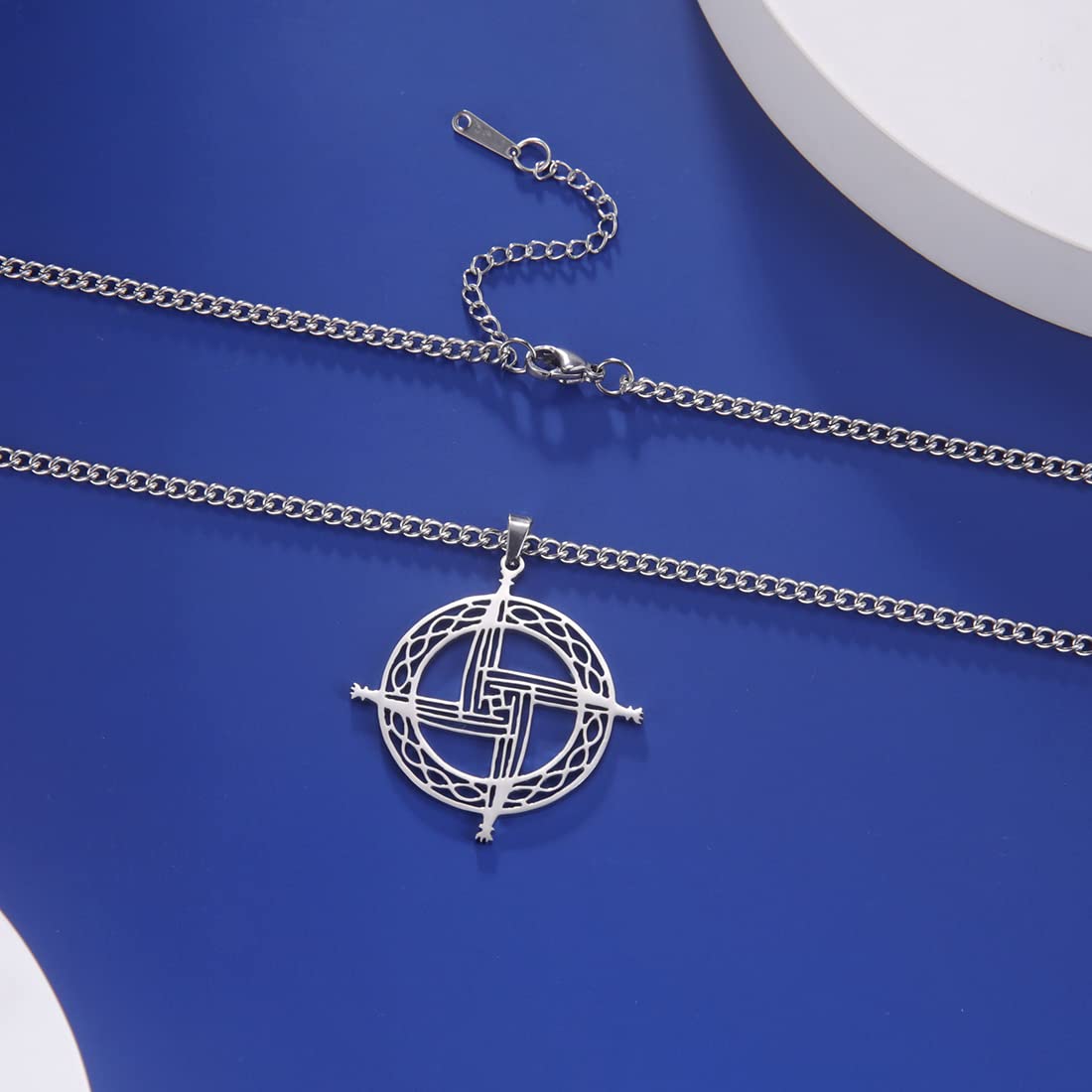 Eueavan Croce Santa Brigida collana argento celtica