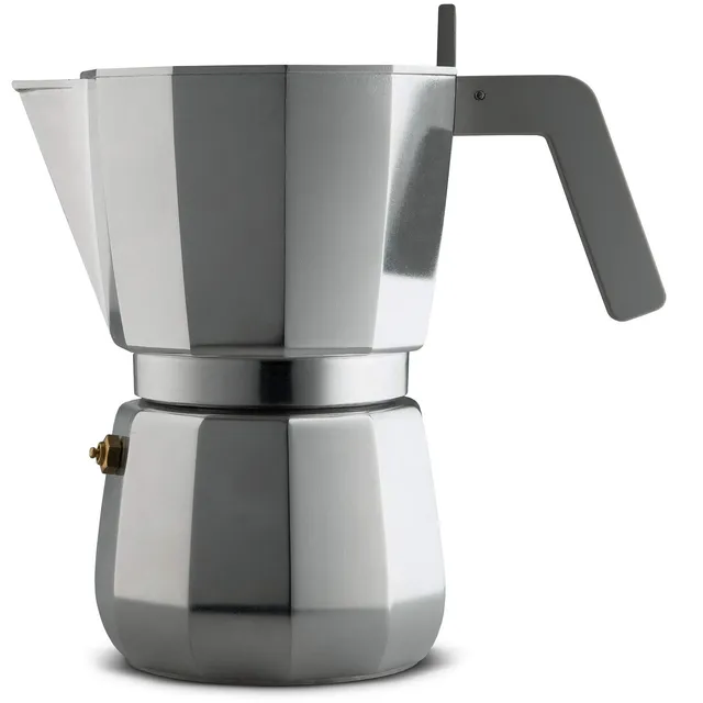 Alessi Moka DC06/9 FM caffettiera 9 tazze alluminio