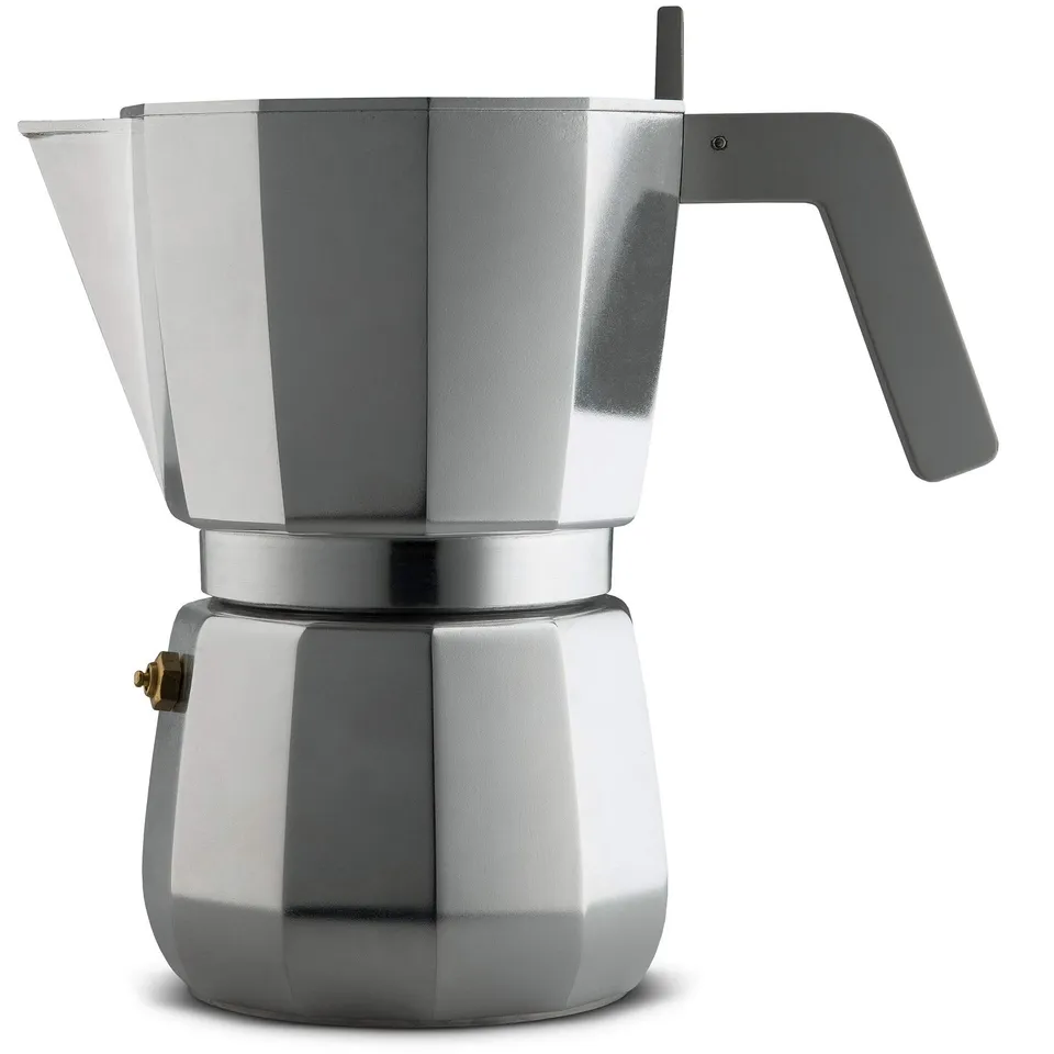 Alessi Moka DC06/9 FM caffettiera 9 tazze alluminio
