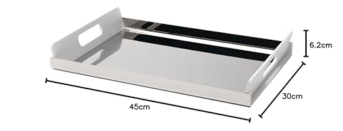Alessi Vassily GIA01/45W vassoio acciaio bianco 45 cm