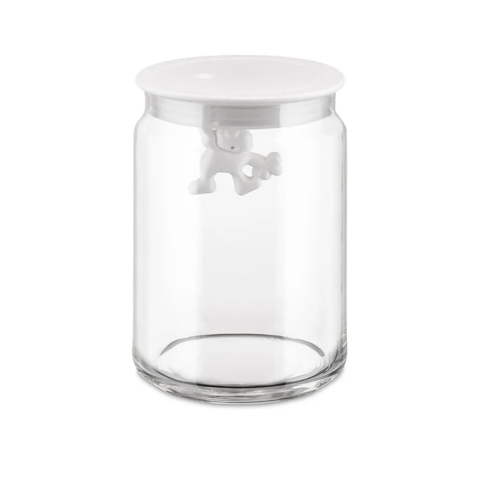 Alessi Gianni AMDR05 W Barattolo Vetro Bianco 90 cl