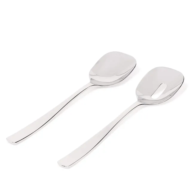 Alessi AJM22/14 posate insalata acciaio 18/10 set 2 da 25 cm