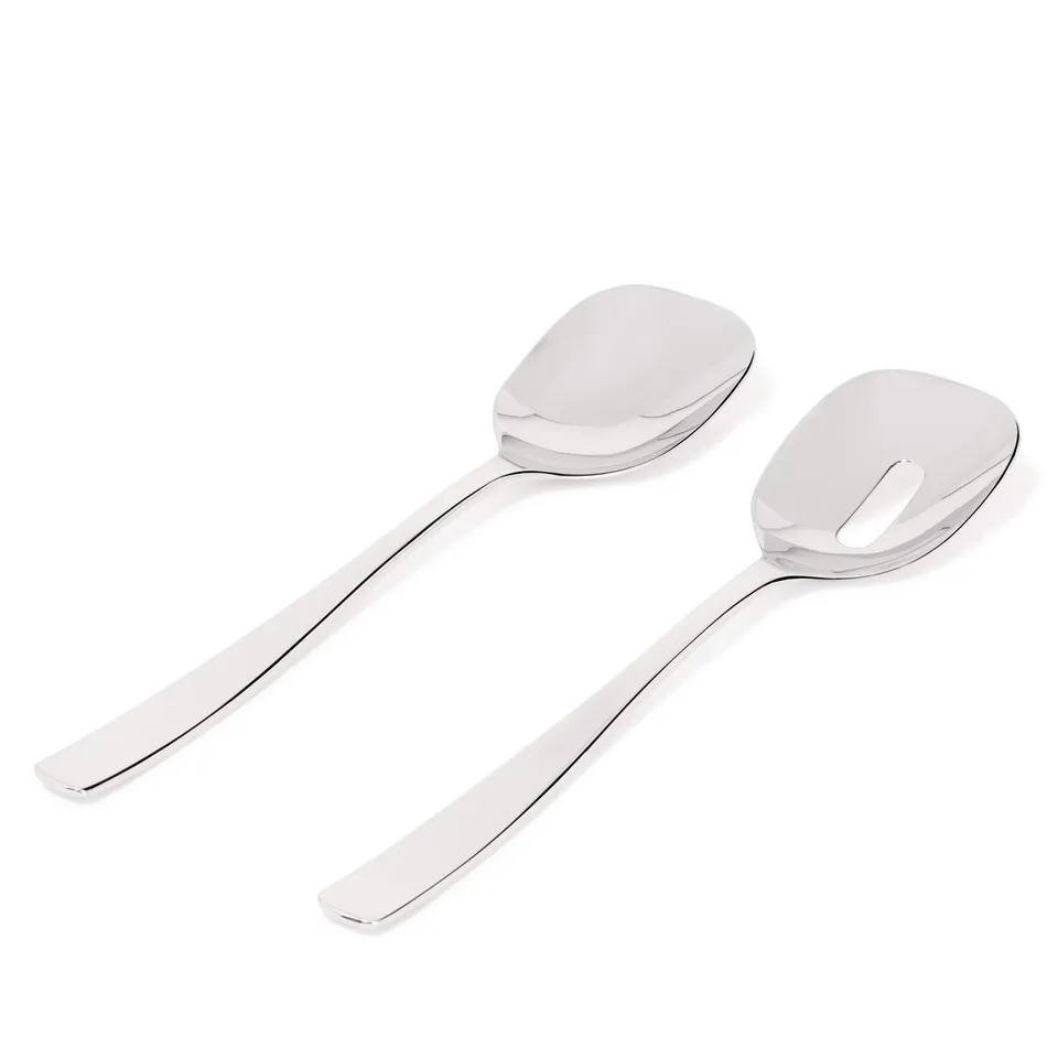 Alessi AJM22/14 posate insalata acciaio 18/10 set 2 da 25 cm