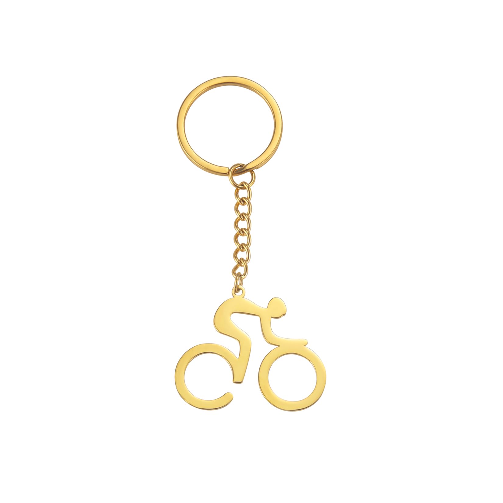 Eueavan Necklaces collana bici argento regalo ciclista