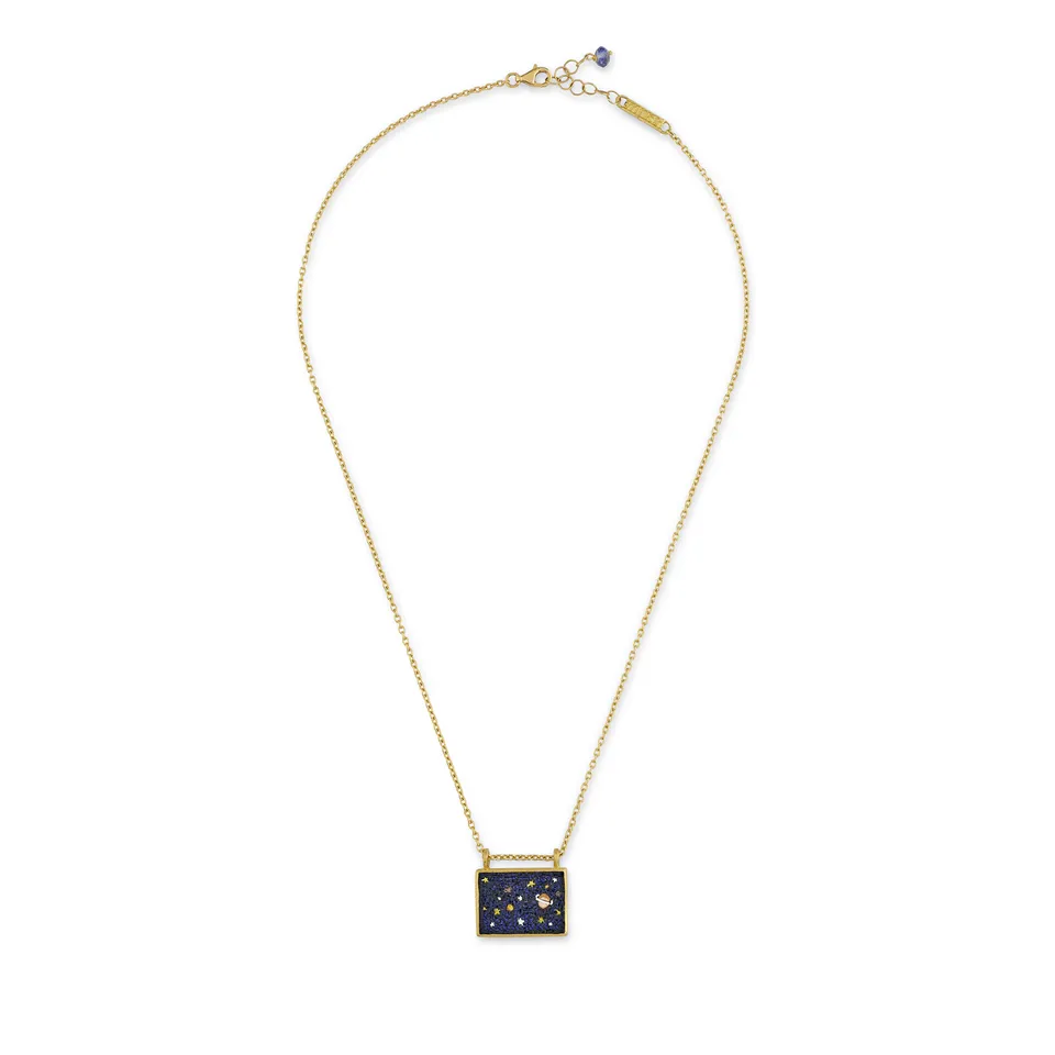 Le Sibille Among The Stars collana oro giallo mosaico romano