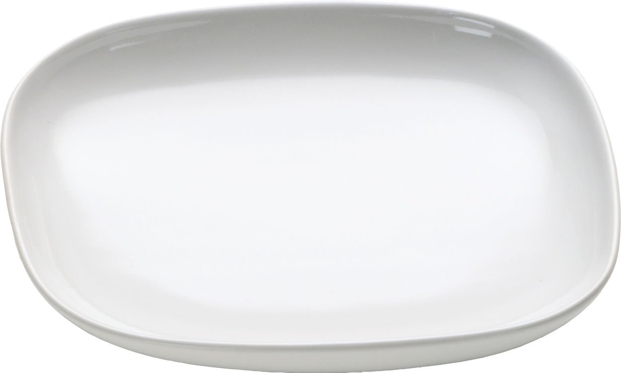 Alessi Ovale REB01/77 sottotazza caffè bianco set 4