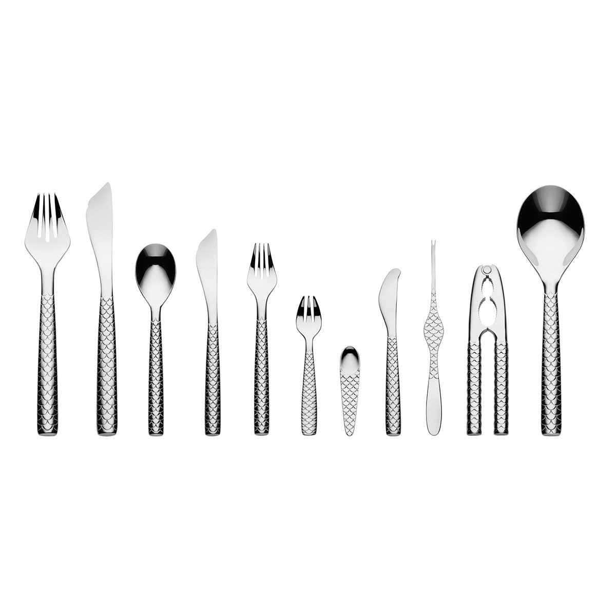 Alessi Colombina Fish Coltello da Pesce 27 cm Acciaio