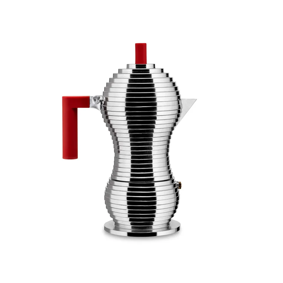 Alessi Pulcina MDL02/6 R moka induzione 6 tazze rossa